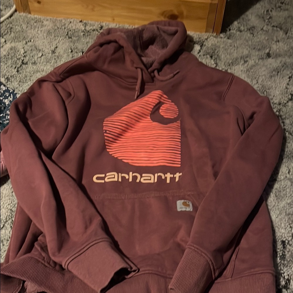 Carhartt Men's Maroon Hoodie